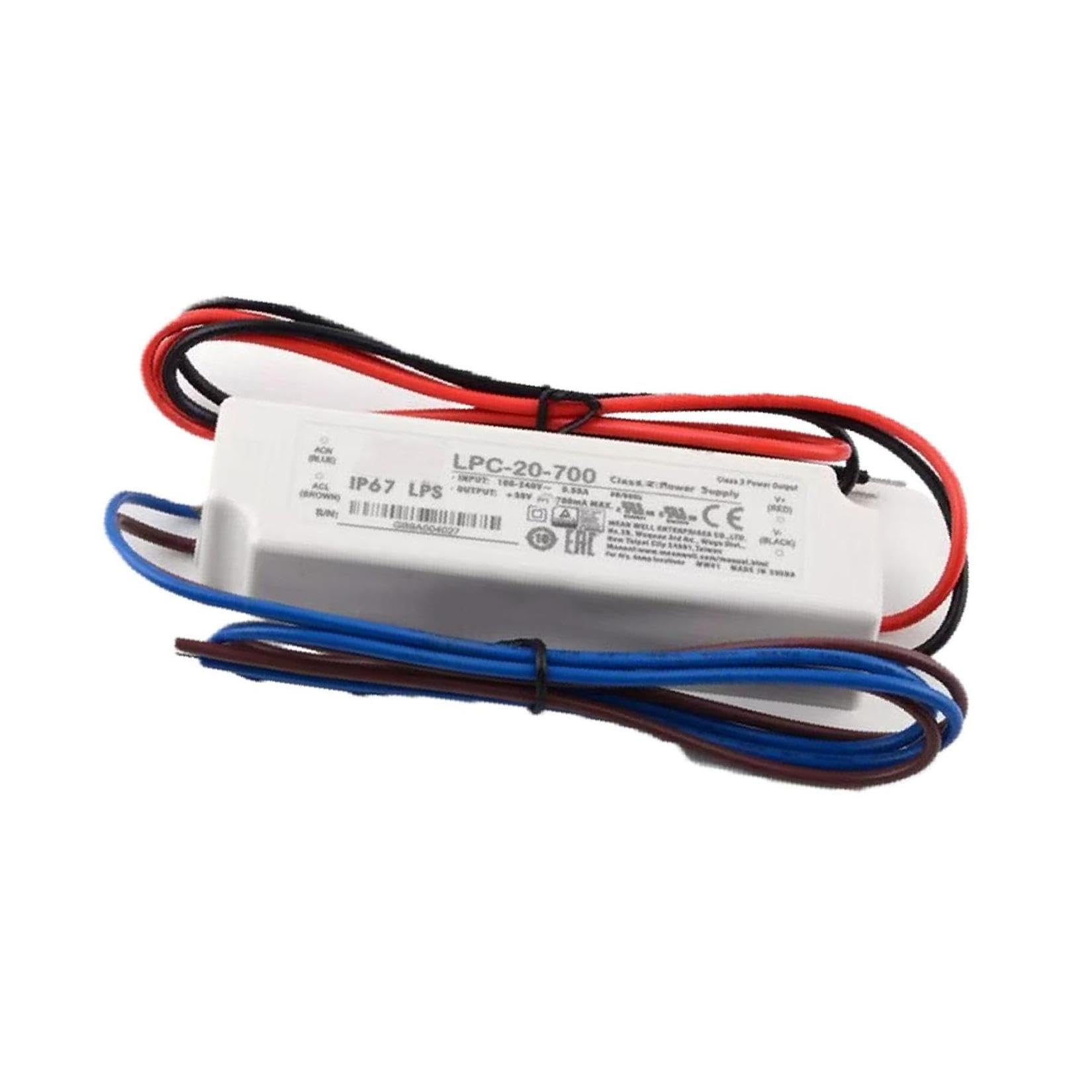 Amazon.com: LED Driver 21W 30V 700mA LPC-20-700 Meanwell AC-DC